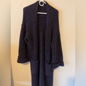 Free People Long Sweater Coat